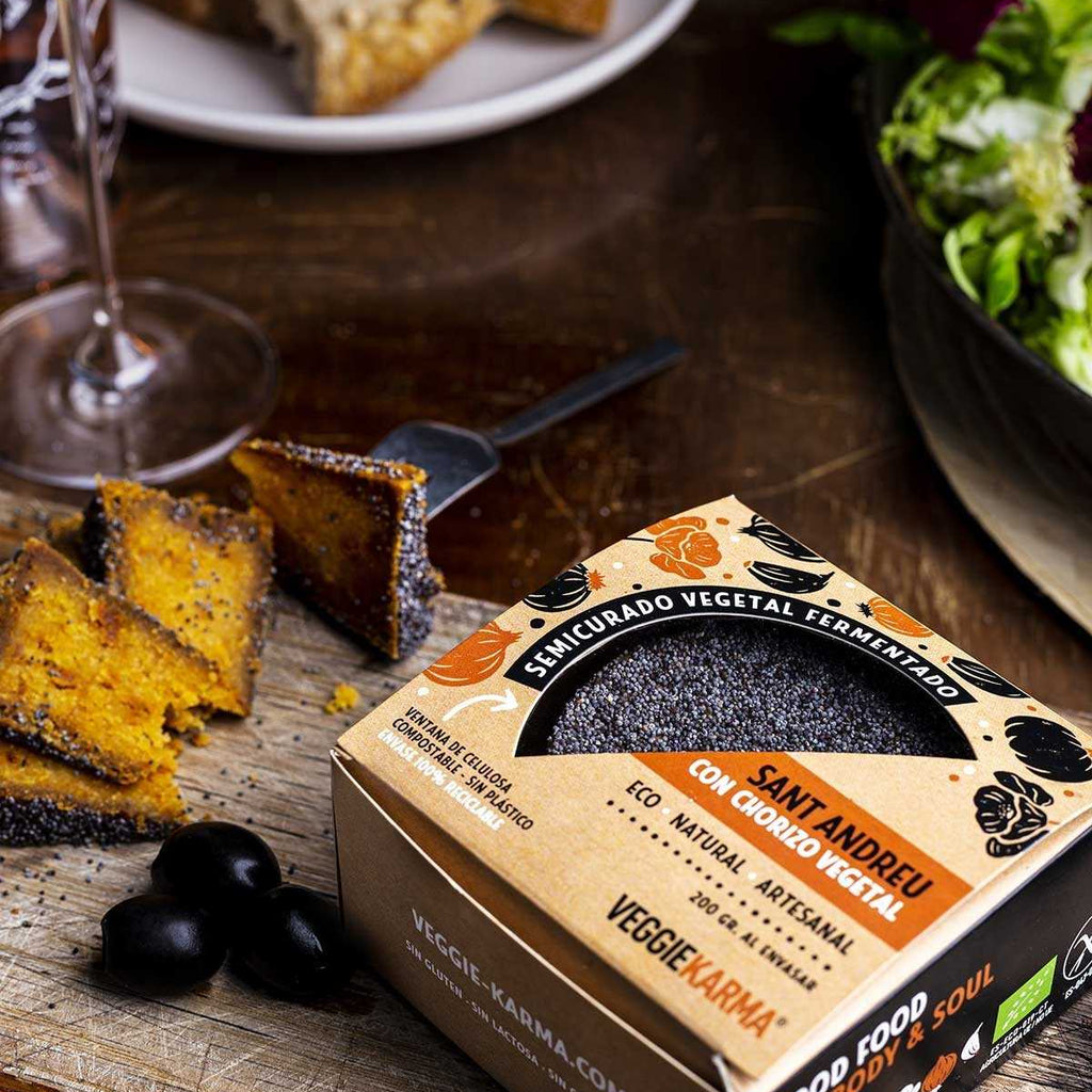 VEGGIE KARMA Semicurado Vegano con Calabizo 200gr sin gluten