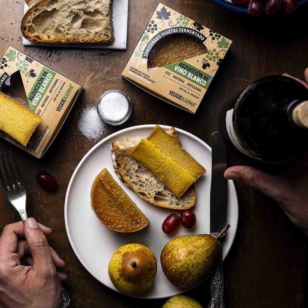VEGGIE KARMA Semicurado vegano con reducción de vino blanco 200g sin gluten