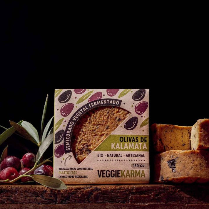 VEGGIE KARMA Semicurado fermentado con olivas 150gr sin gluten
