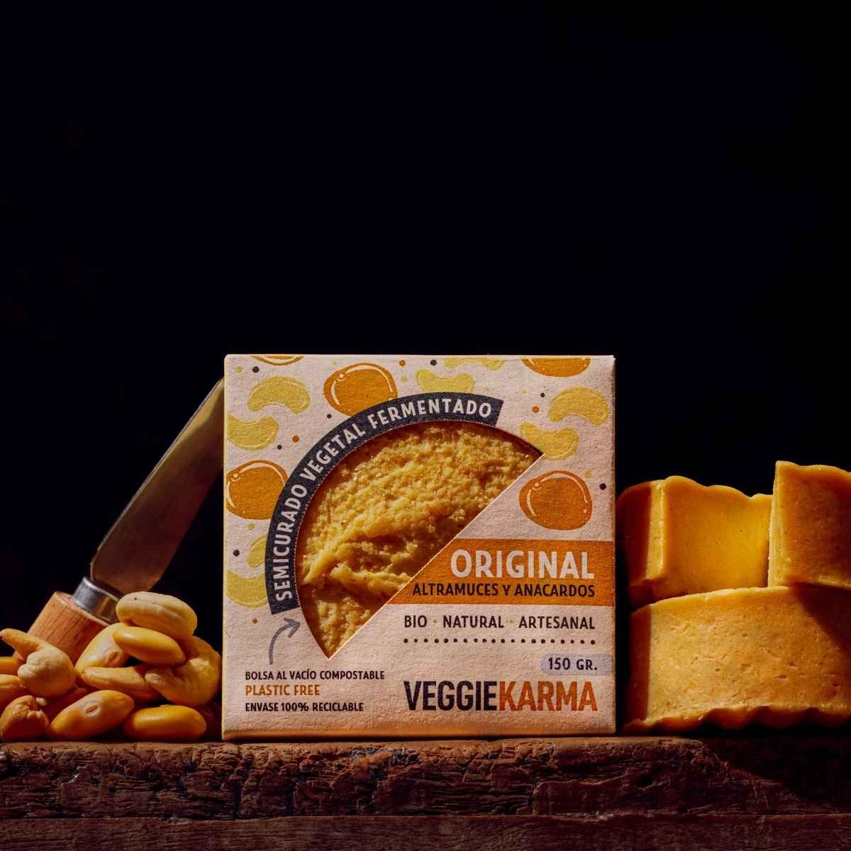 VEGGIE KARMA Semicurado fermentado Original 150gr sin gluten