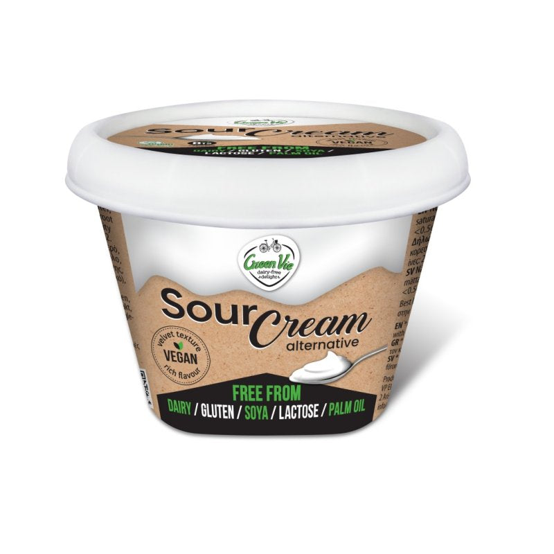 GREEN VIE Crema agria vegana 200g- Sin Gluten