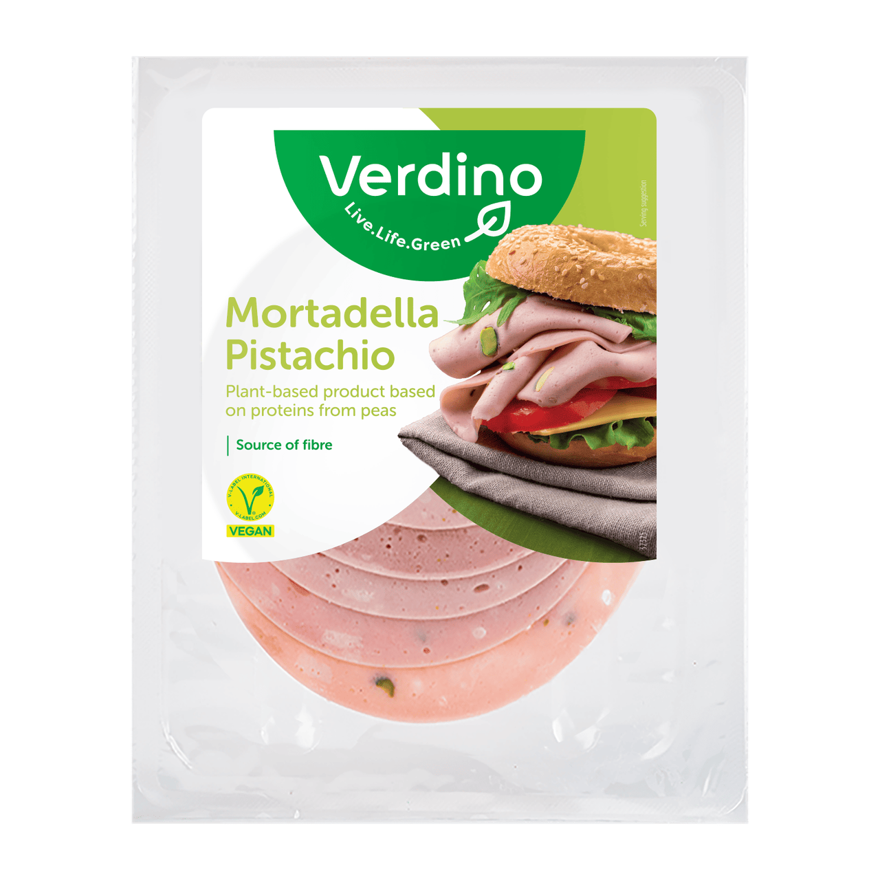 VERDINO Mortadela Pistacho Lonchas 80g