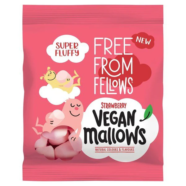 FREE FROM FELLOWS - Strawberry Mallows (Fresa) (10x105g)