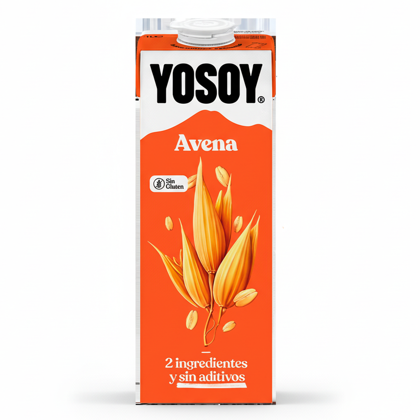 YOSOY Bebida de Avena 1L – Sin Gluten y Sin Aditivos