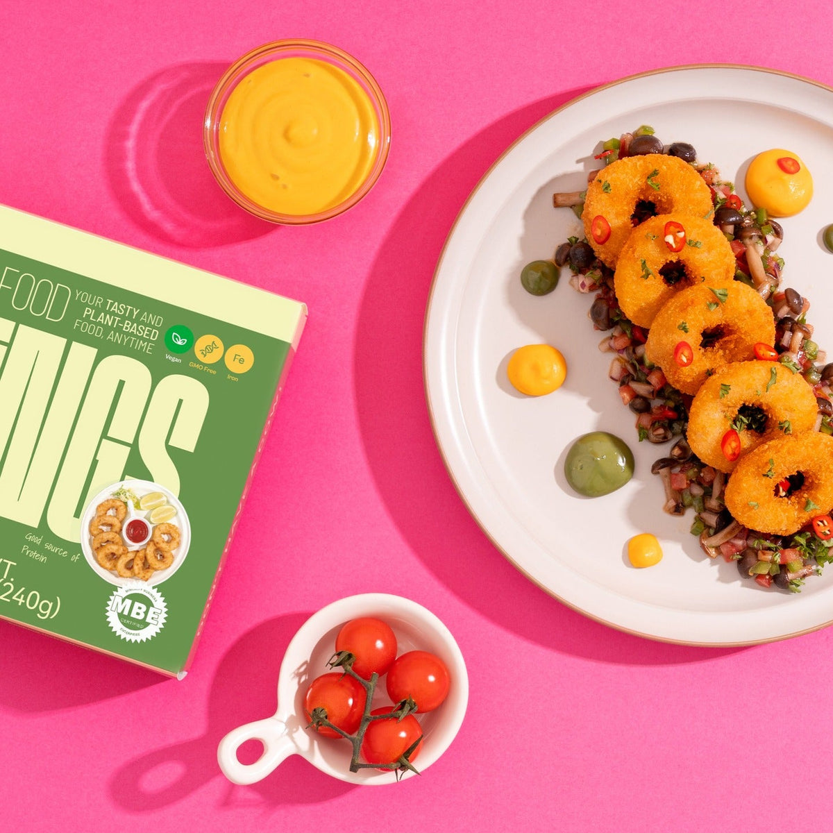 BEANSTALK Anillas Veganas Estilo Calamar 200g