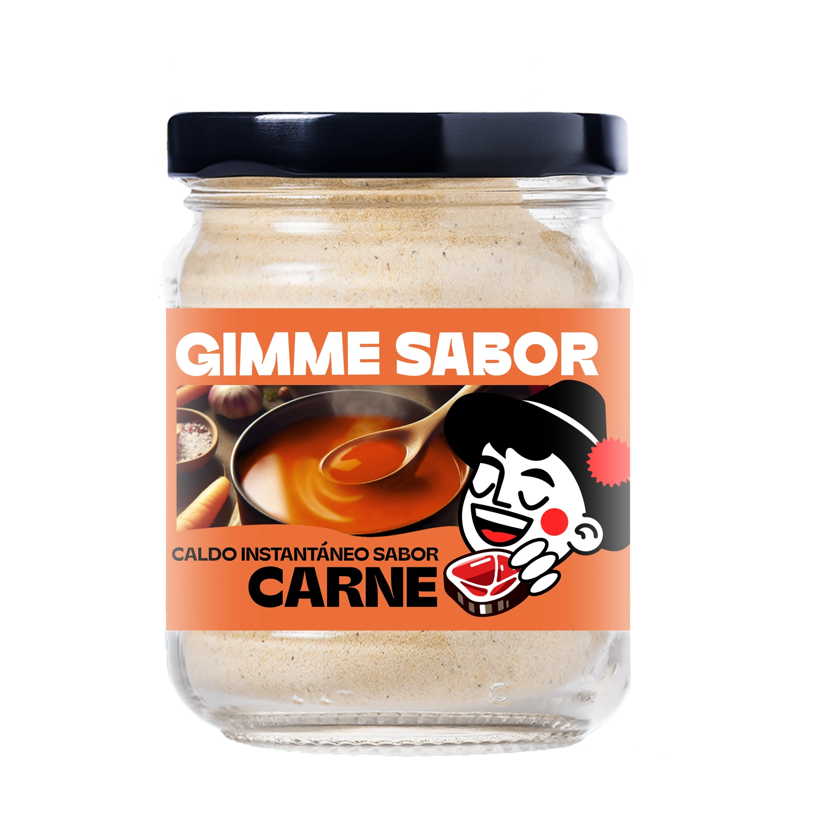 GIMME SABOR Caldo Vegetal Sabor Carne 125g Sin Gluten