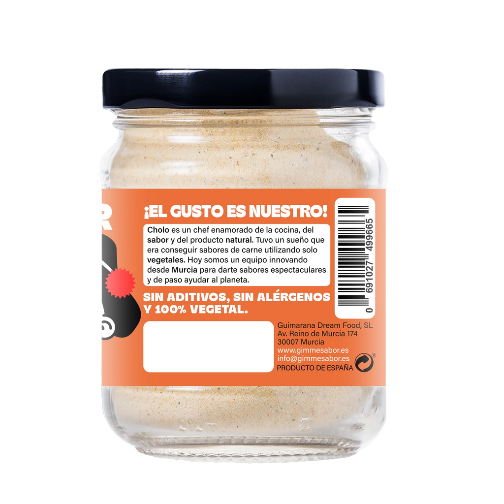 GIMME SABOR Caldo Vegetal Sabor Carne 125g Sin Gluten