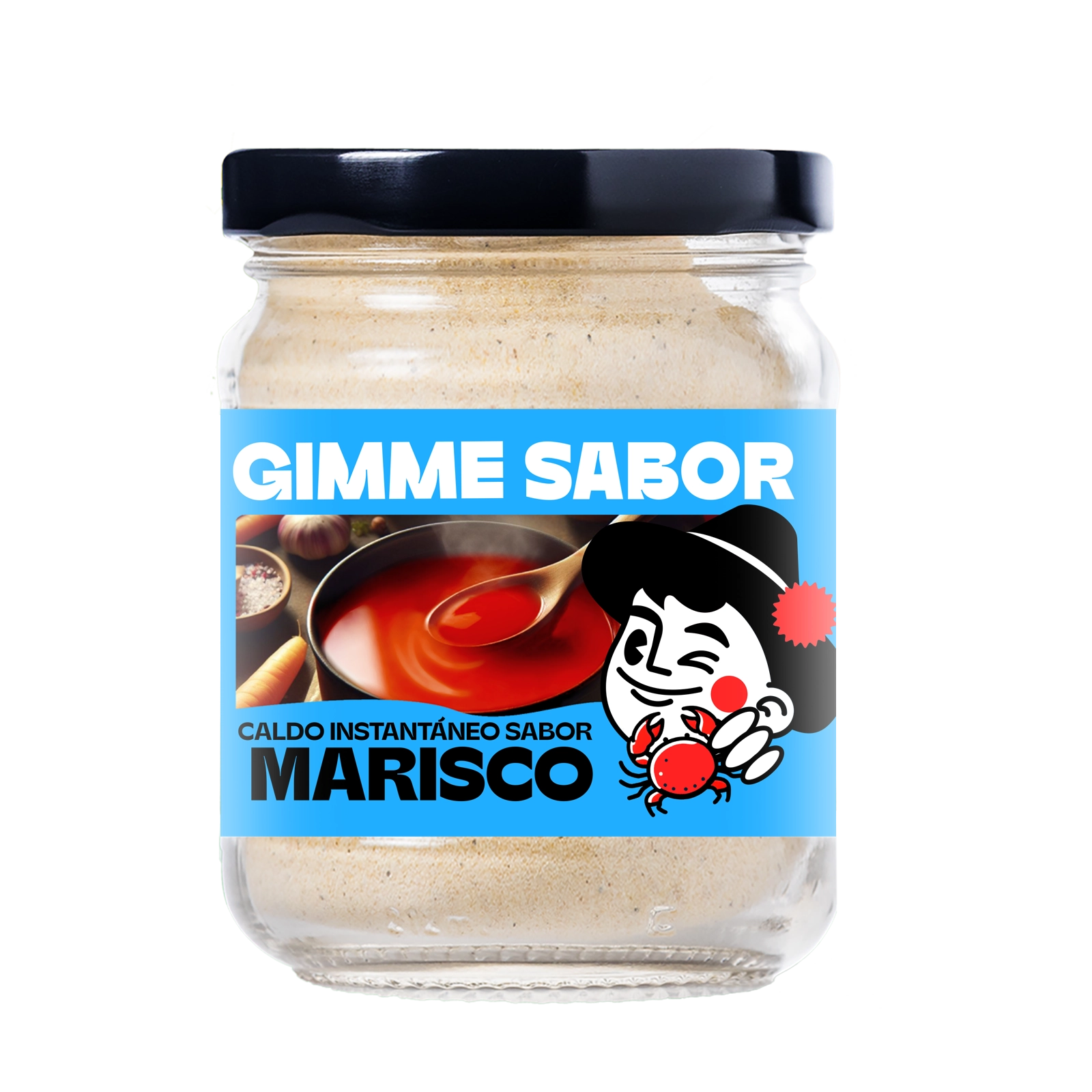 GIMME SABOR Caldo Vegetal Sabor Marisco 125g Sin Gluten