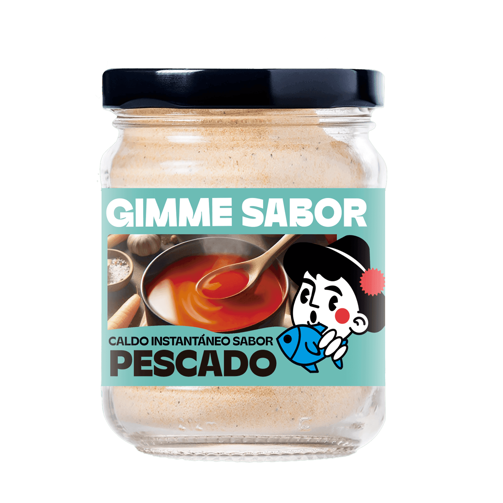 GIMME SABOR Caldo Vegetal Sabor Pescado 125g Sin Gluten