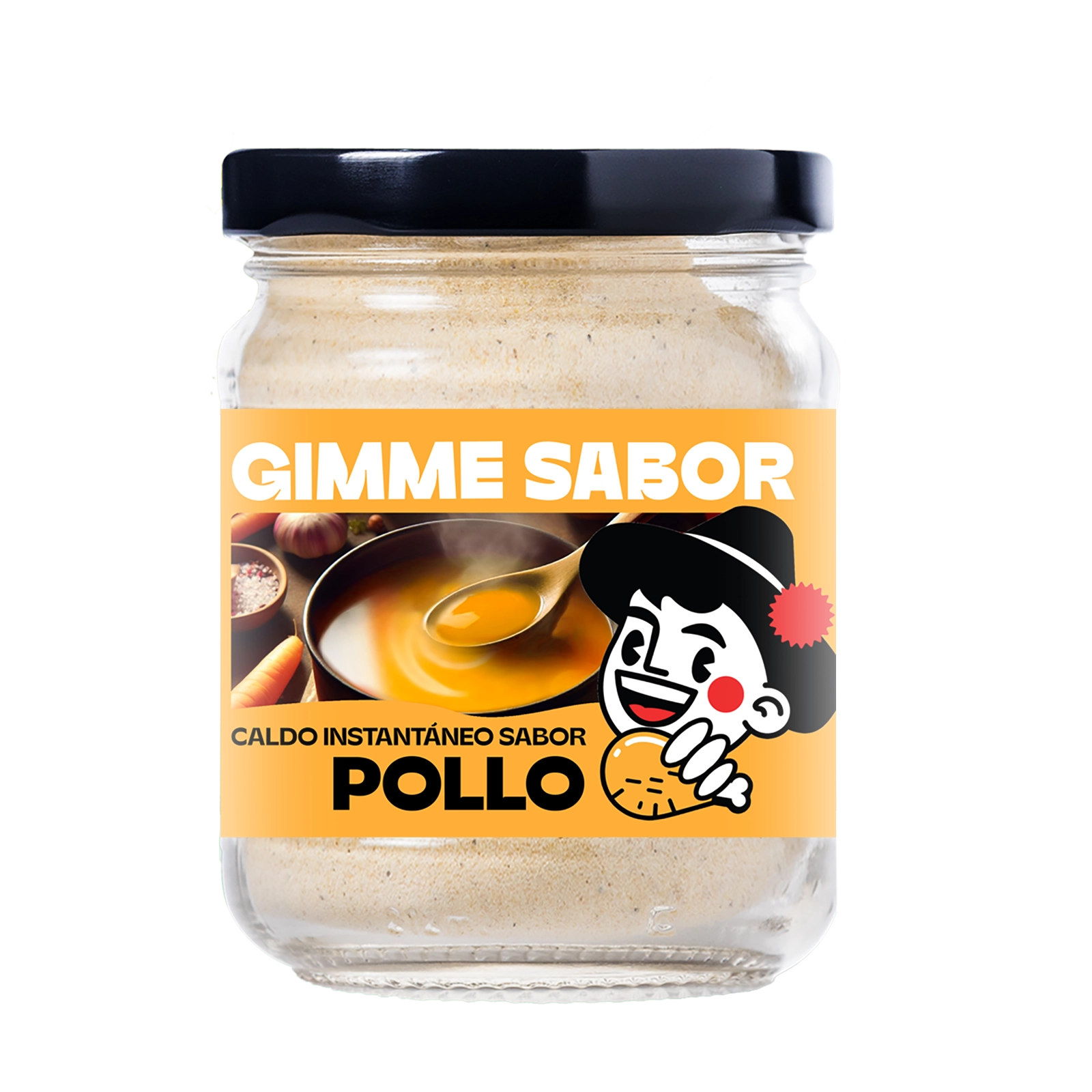 GIMME SABOR Caldo Vegetal Sabor Pollo 125g Sin Gluten