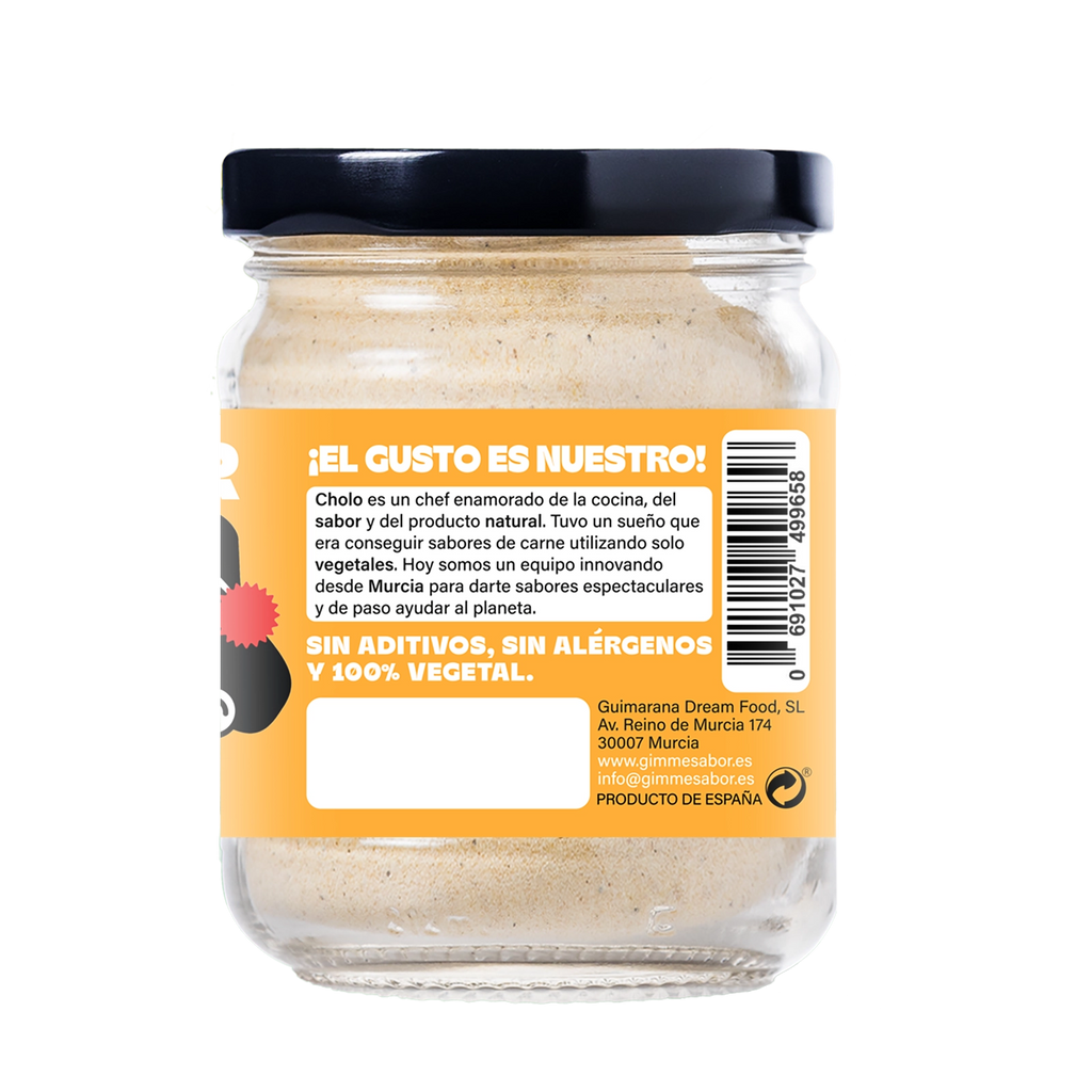 GIMME SABOR Caldo Vegetal Sabor Pollo 125g Sin Gluten