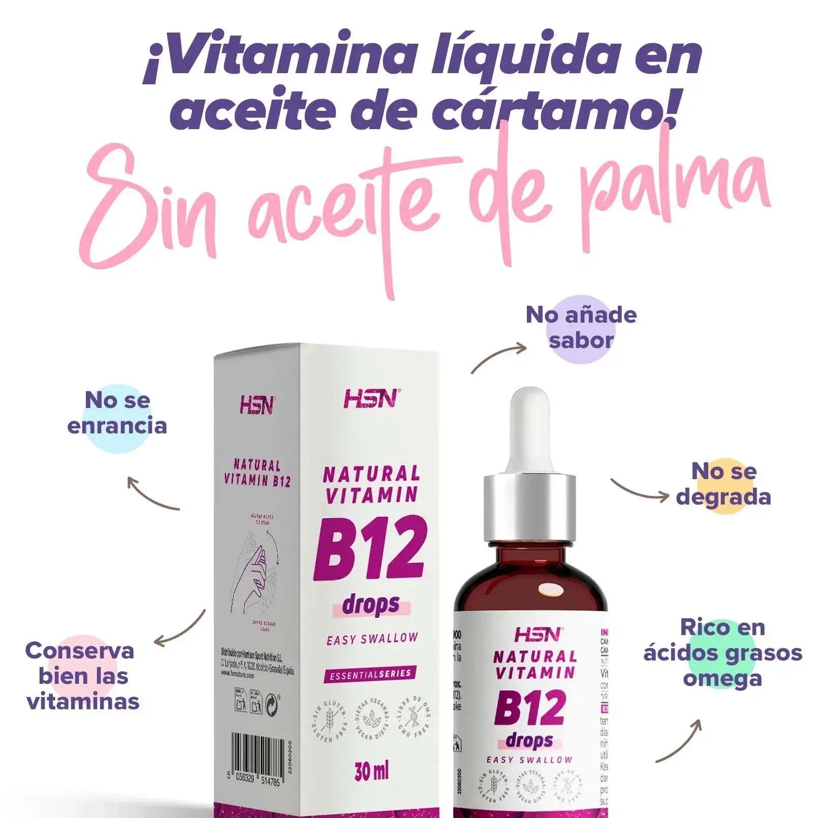 HSN Vitamina B12 Liquida 30ml