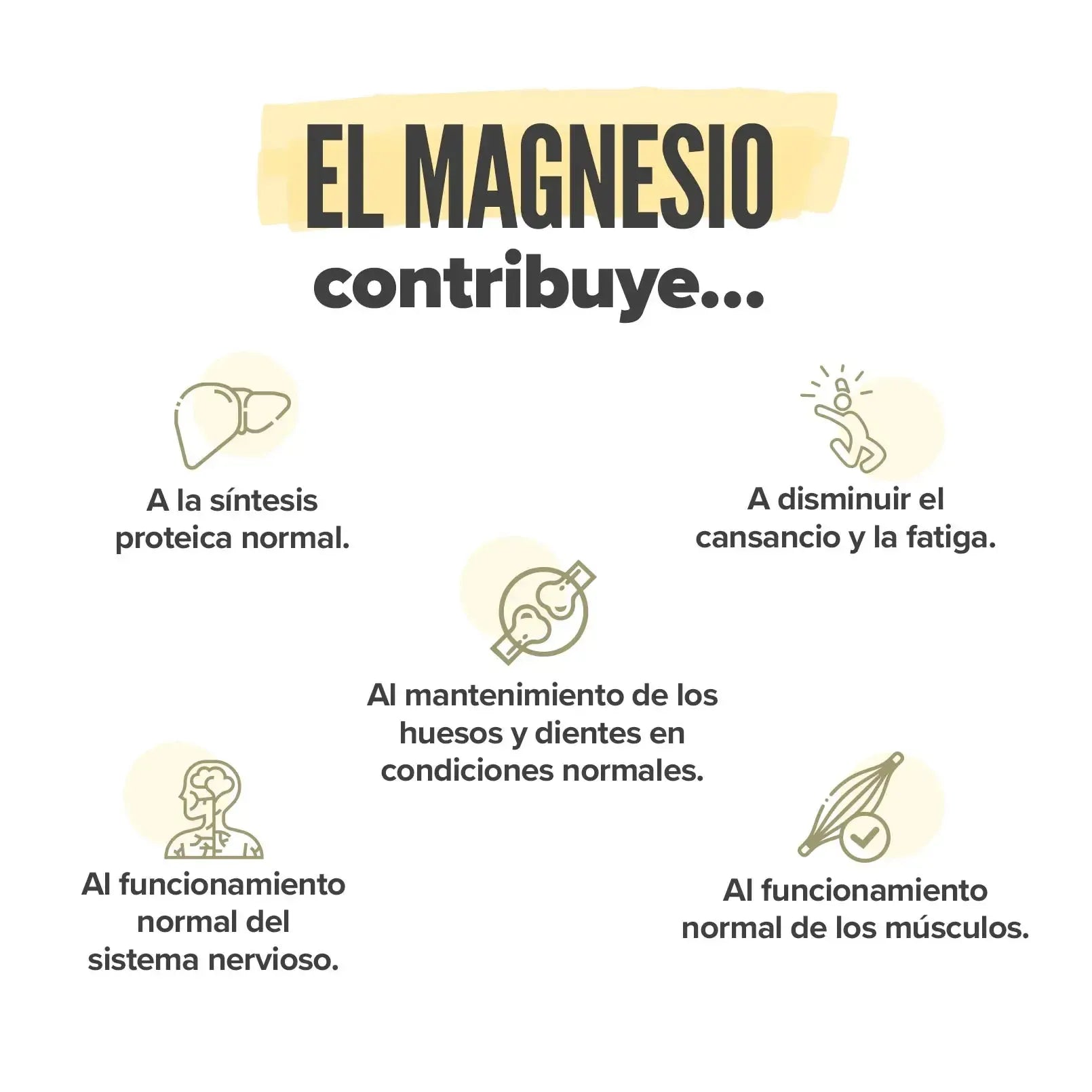 HSN Citrato de Magnesio 200mg 120 tabletas