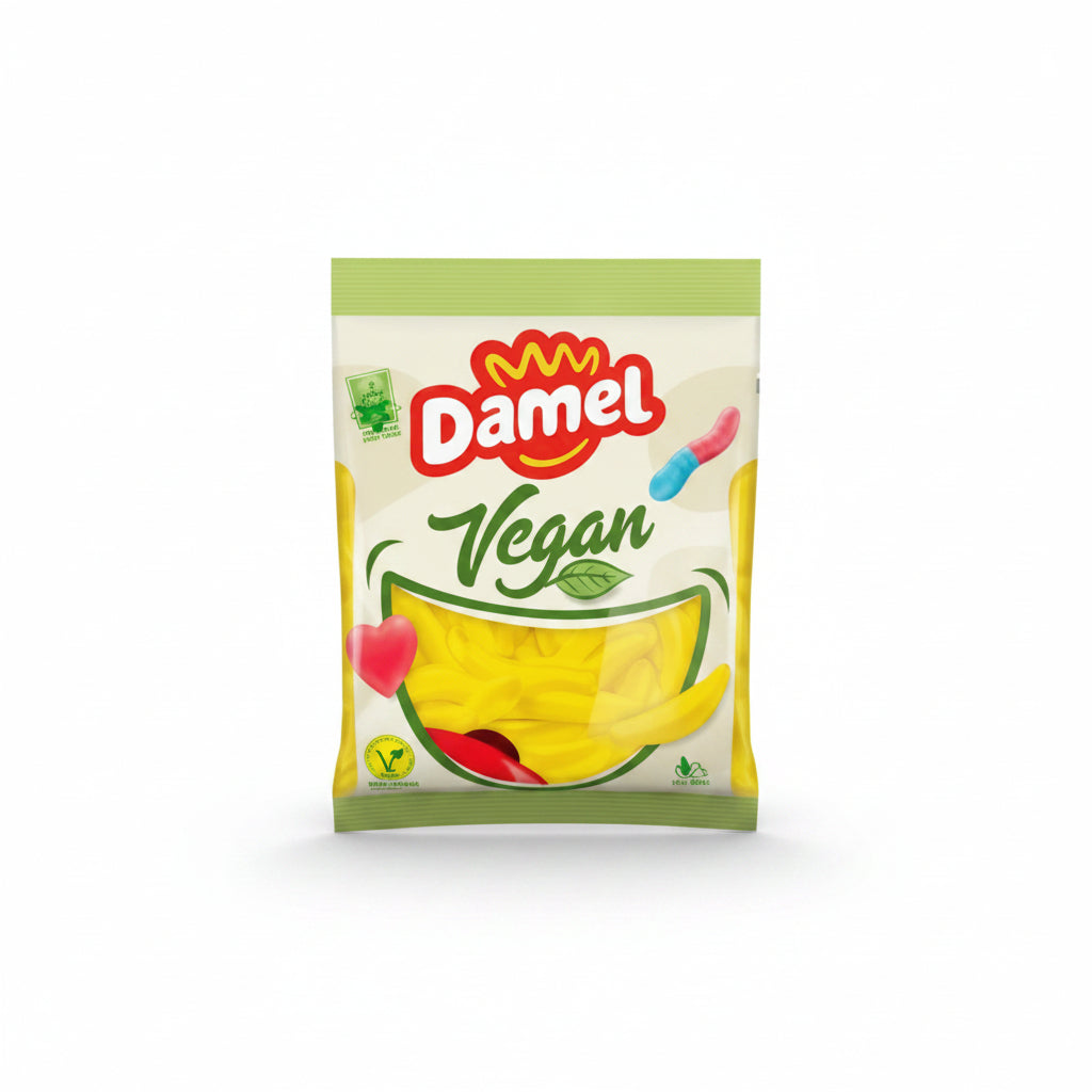 DAMEL Bananas Veganas - Gominolas Sin Gelatina Animal (1 kg)