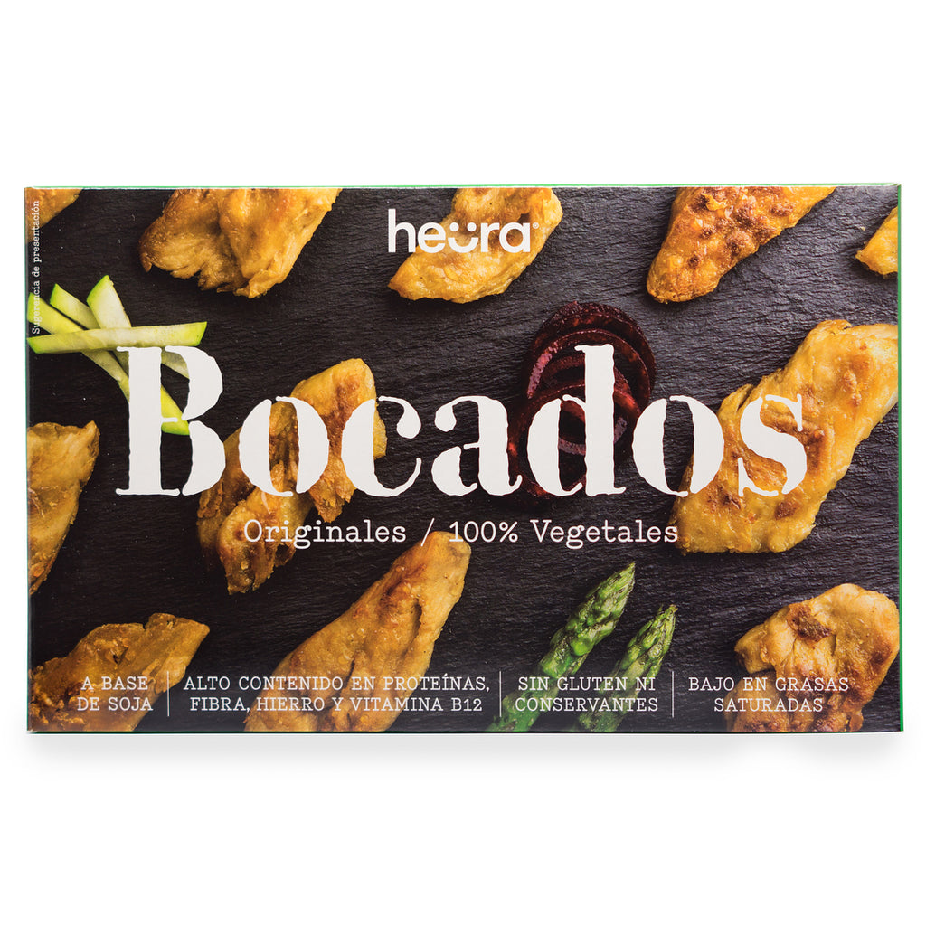 HEURA Bocados Originales Veganos 180 g | Sin Gluten 19,7g Proteína Soja