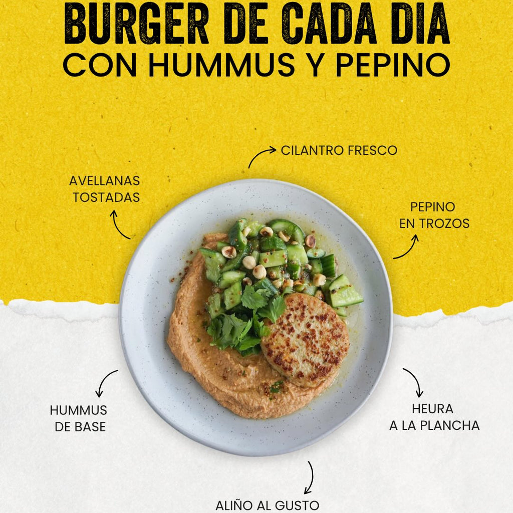 HEURA Burger Vegana de Cada Día Sin Gluten 180 g