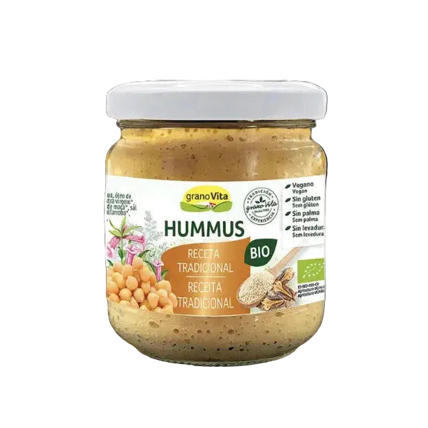 GRANOVITA Hummus Receta Tradicional BIO, 175g Sin Gluten