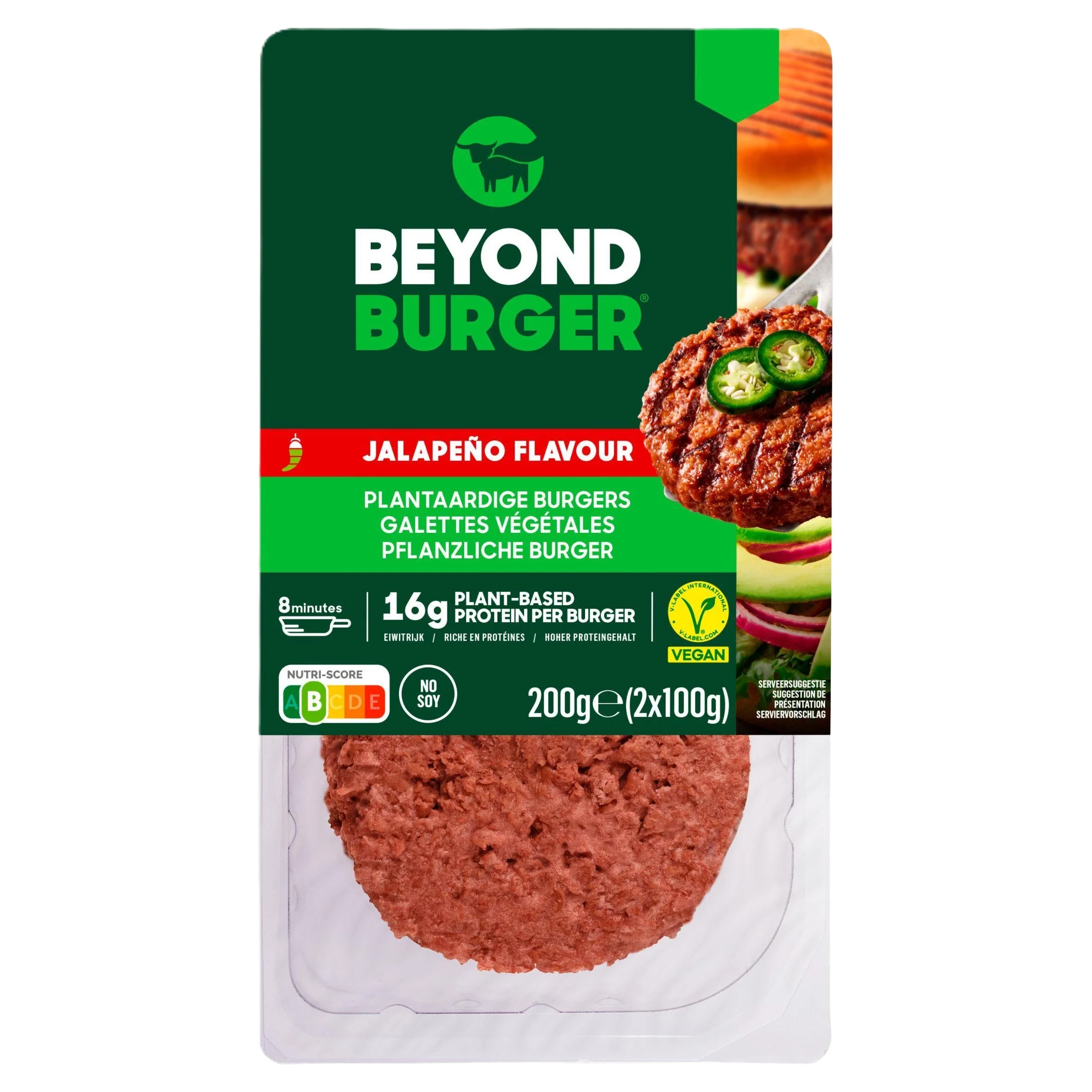 BEYOND MEAT Burger de Jalapeño 2x100g