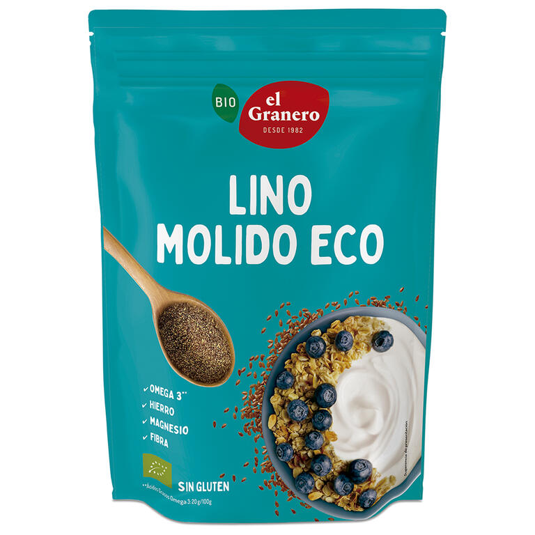 EL GRANERO Lino Molido BIO, 300g Sin Gluten