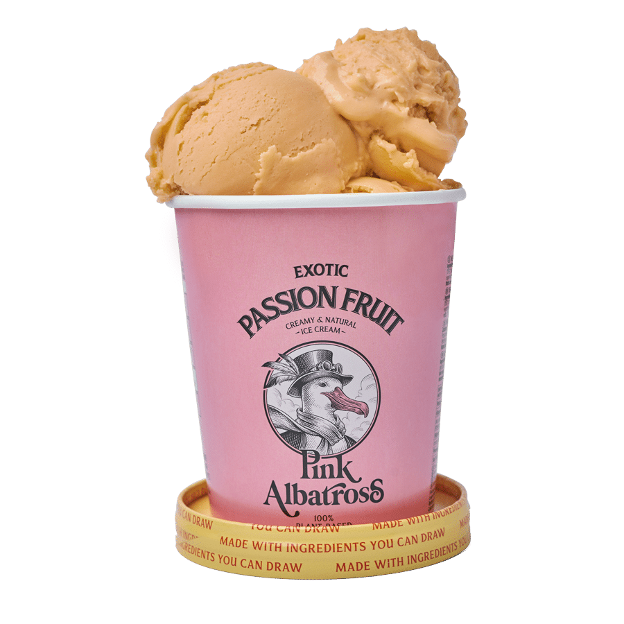 PINK ALBATROSS Mango y maracuya 480ml sin gluten