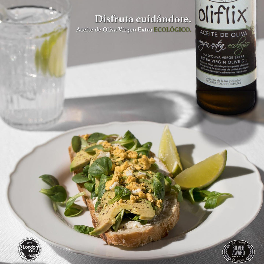 Oliflix Aceite de Oliva Virgen Extra Ecológico 750ml | Arbequina 80% | Primera Presión