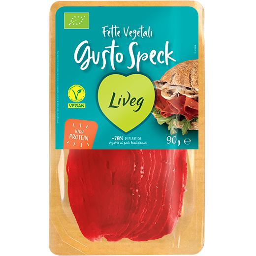 Liveg Lonchas Veganas Sabor Speck 90g | Orgánico