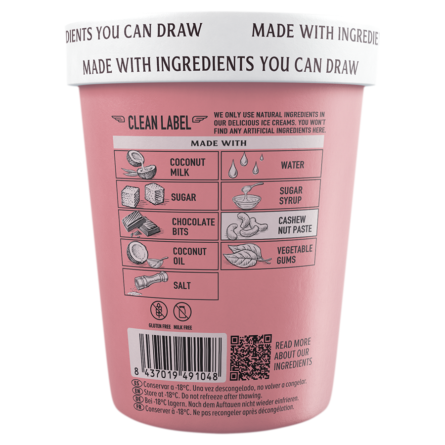 PINK ALBATROSS Straccia-coco 480ml sin gluten