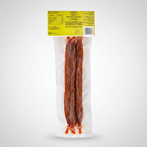 Calabizo.  Embutido de calabaza dulce; pack de 3 unidades 120g