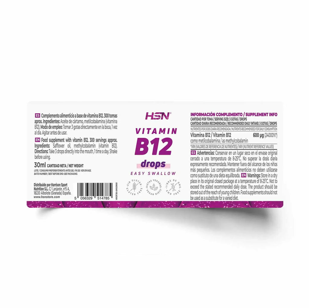 HSN Vitamina B12 Liquida 30ml